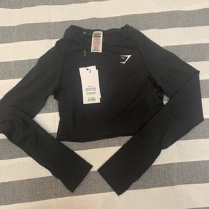 Gym shark Vital seamless long sleeve crop top